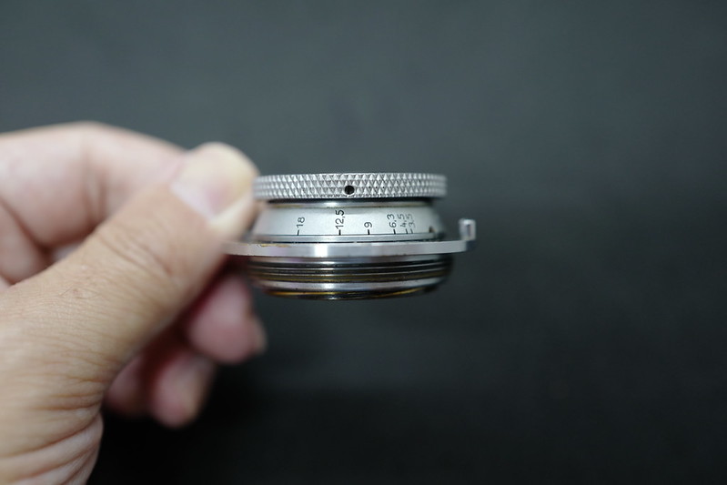 Leica Leitz Elmar 35mm f3 5+Leica M3外観側面