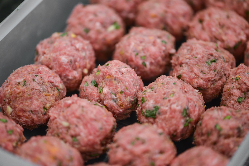 Lamb Meatballs with Pomegranate Glaze