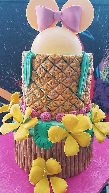 Tropical Inspired Disney Cake by Kima Wilson of Sweet Scapes Catering