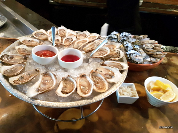  Malpec and Fanny Bay oysters