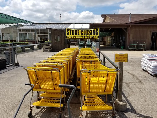 even the carts are for sale