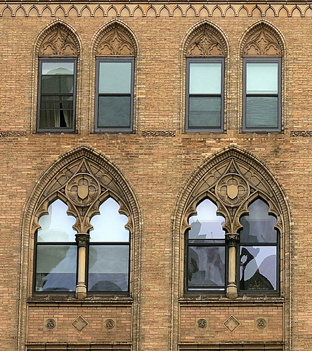 architecture building office broadway east 11th street manhattan newyork city nyc ny window brick facade gothic neogothic dwwg explore