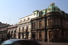 Talavera covered building in Puebla