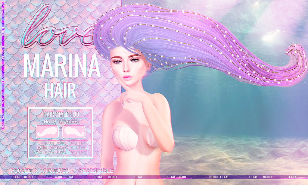 Love [Marina] Hair @ Mermaid Cove - TeleportHub.com Live!