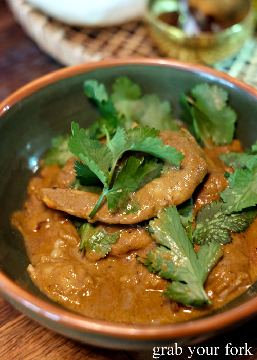 Prawn red curry by O Tama Carey at Lankan Filling Station in East Sydney