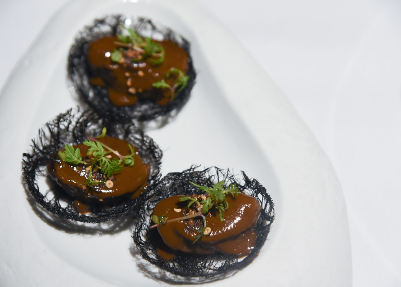 braised baby abalone at labyrinth