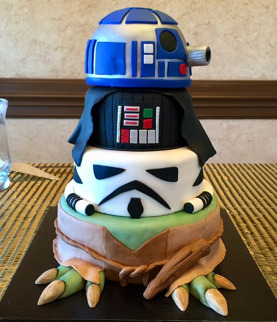 Star Wars Grooms Cake from Baked by JD