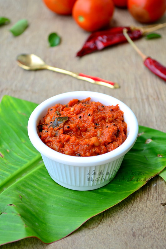 Simple and Yummy Recipes: Tomato Chutney in 10 Minutes| Easy & Quick ...