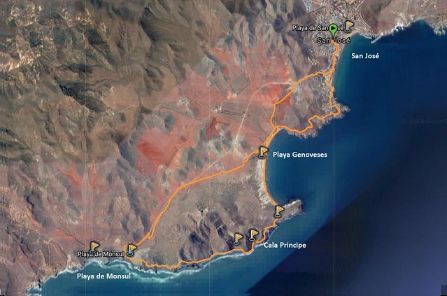 Parque Natural de CABO de GATA - Junio'18 - Blogs de España - Ruta por las calas de Genoveses a Mónsul (1)