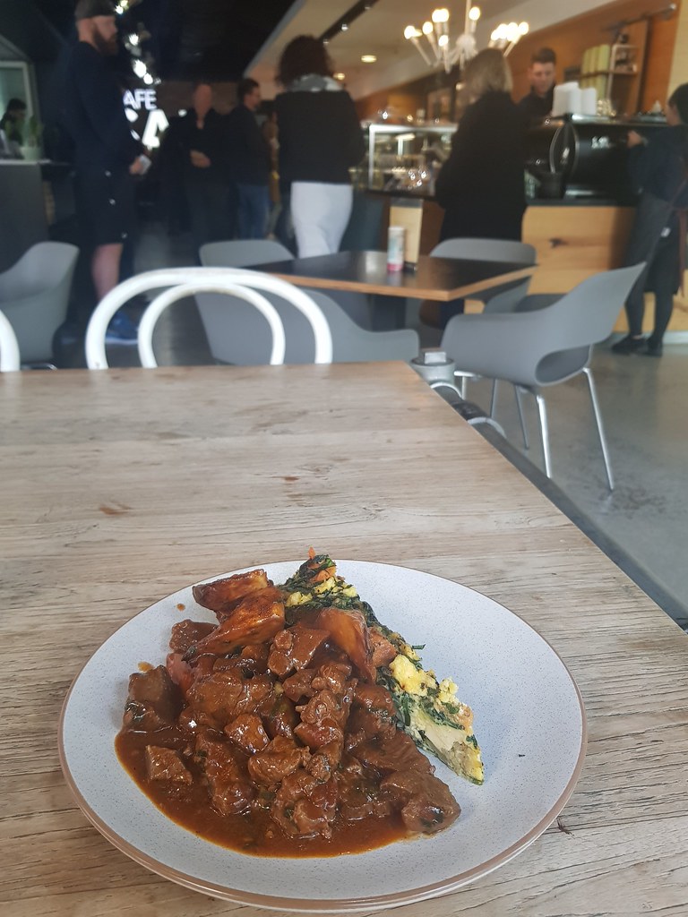 Vegetable Frittata w/Lamb Stew AUD$15 @ Cafe SAFI at Ground Floor SAP Australia office Melbourne Australia