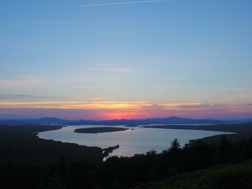 sunset lake geotagged maine mooselookmeguntic geo:lat=44837795 geo:lon=7071084