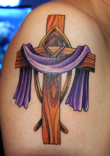 fish tattoo cross