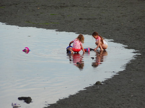 Playing on the Beach at White Rock