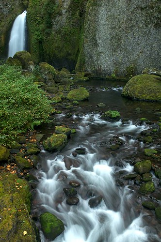 hiking karl landscape travel water waterfall oregon usa