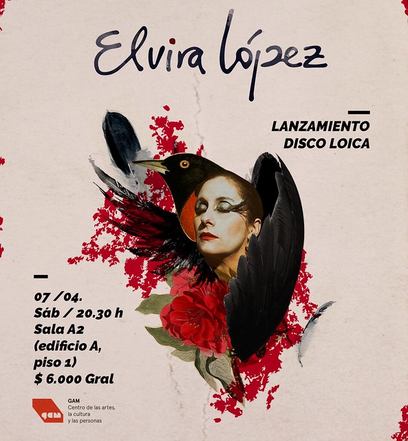 afiche Elvira López anuncia el lanzamiento en vivo de Loica, su nuevo álbum de estudio