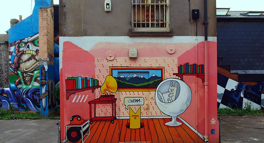 Bezienswaardigheden in Brighton: Street art in Brighton | Mooistestedentrips.nl