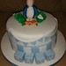 Peter Rabbit themed baby shower cake