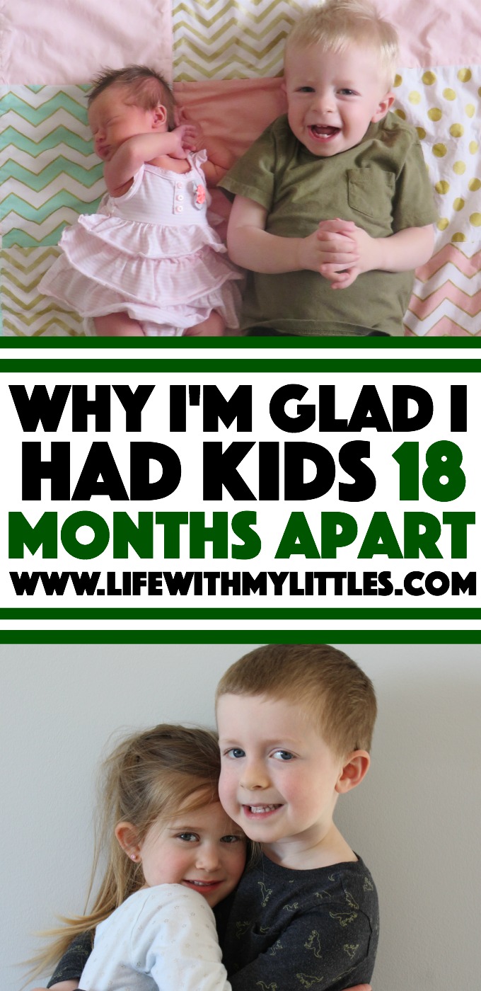 When you find out you're having kids 18 months apart it can be a bit scary! But here are a few reasons why I love having kids 18 months apart!