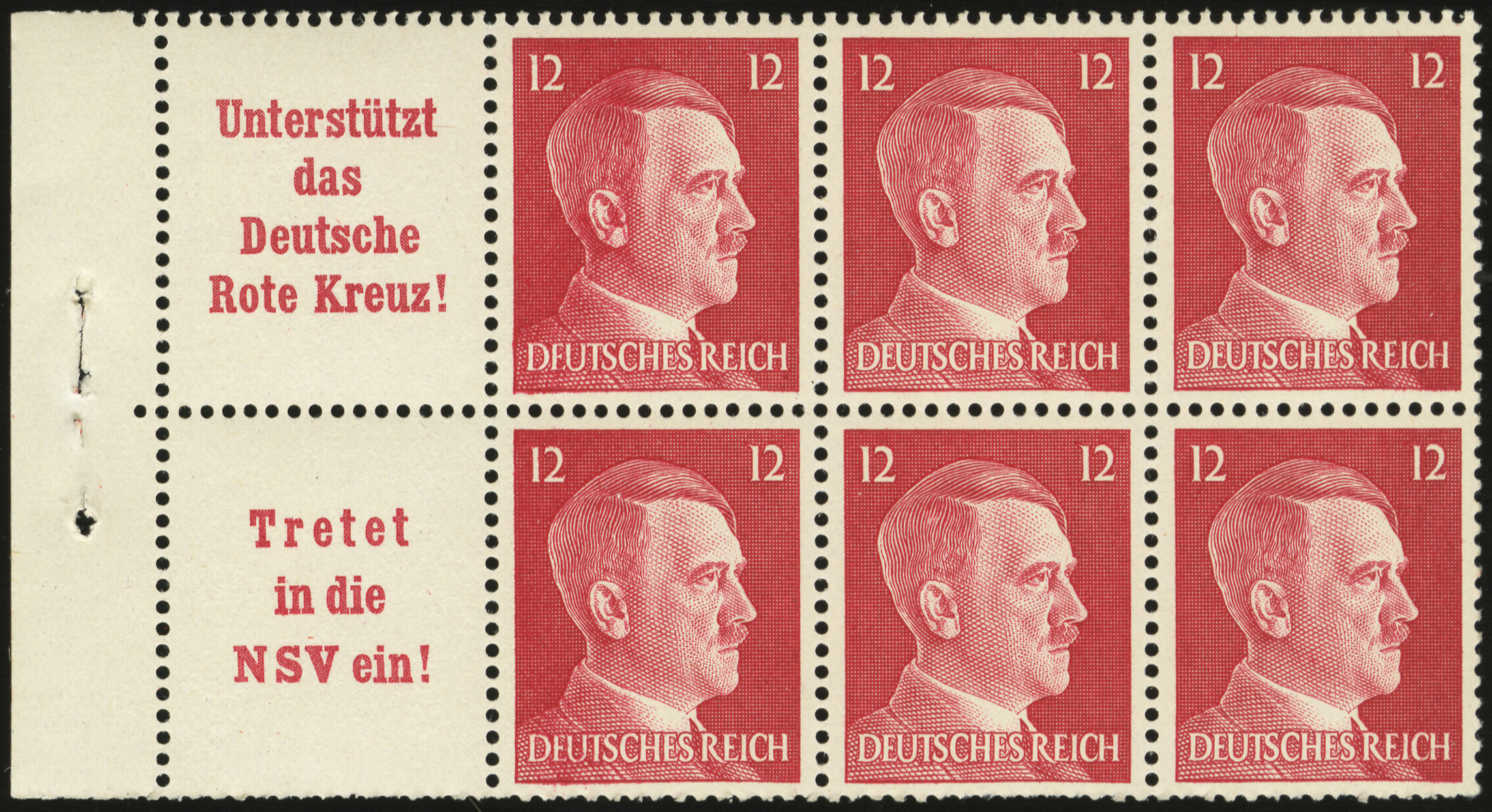 Germany - 513a - 1941 (booklet pane of 6)
