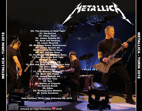 Metallica-Turin 2018 back