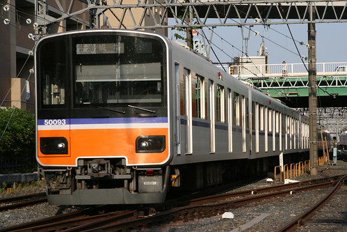 Tobu 50090 series near Shimo-Itabashi.Sta, Toshima, Tokyo, Japan /April 28, 2018
