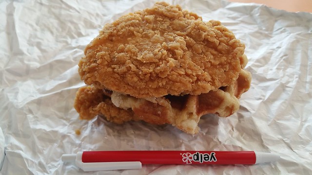2018-Apr-24 KFC - belgian waffle Double Down