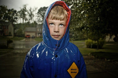 blue boy portrait storm water face rain clouds drops interestingness raindrops raincoat