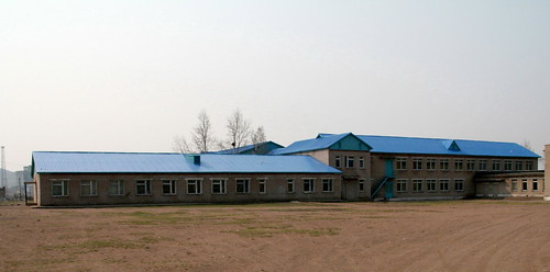 blue school roof mongolia badunara