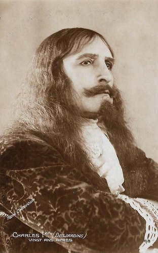 Maxime Desjardins as Charles I in Vingt ans après (1922)