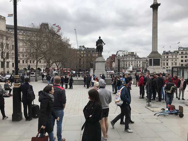 Trafalgar Square,  March 22, 2018