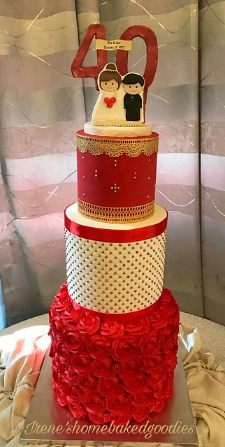 Wedding Cake by Irene Bautista- Dalupan of Irene's Home-baked Goodies
