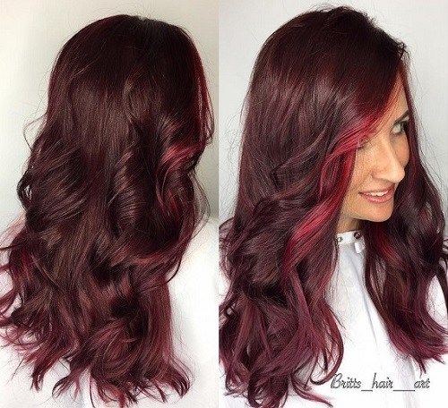 Fashionable Mahogany Hair Color Ideas For Woman 5