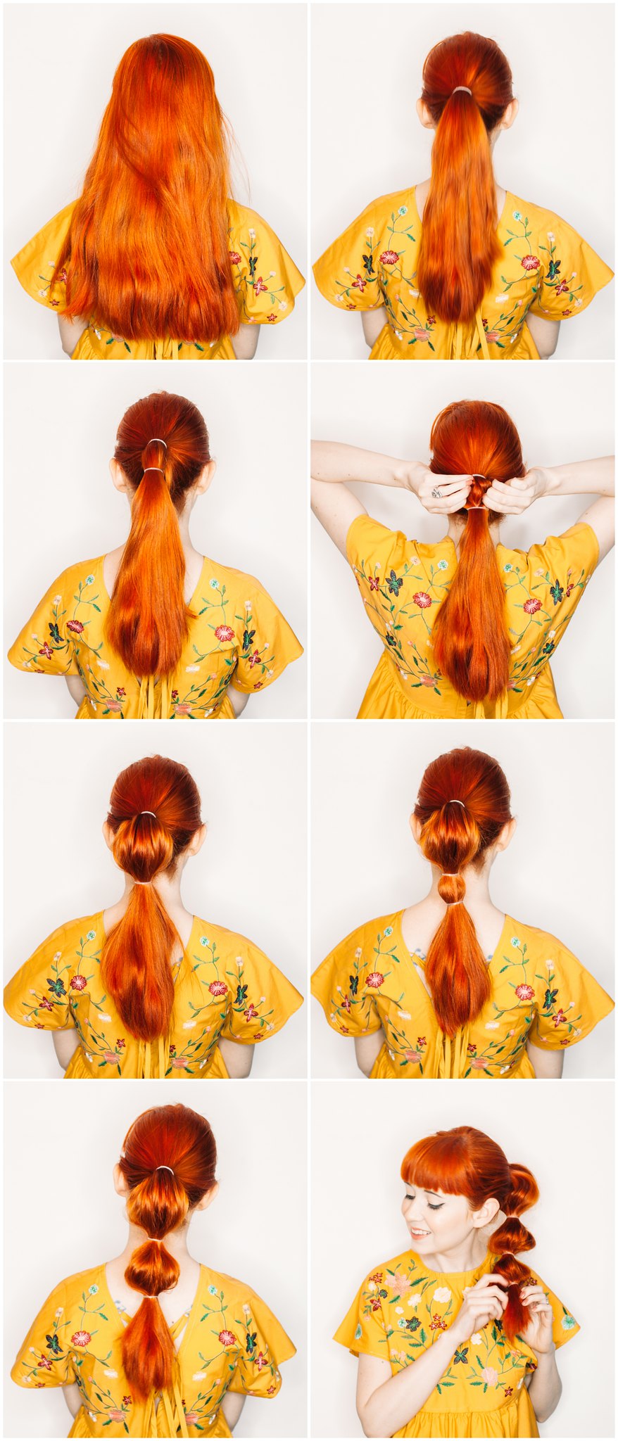 easy bubble ponytail tutorial
