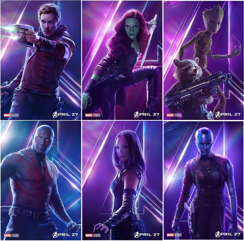 AVENGERS INFINITY WAR GUARDIANS OF THE GALAxY