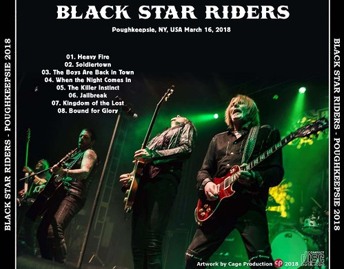 Black Star Riders-Poughkeepsie 2018 back