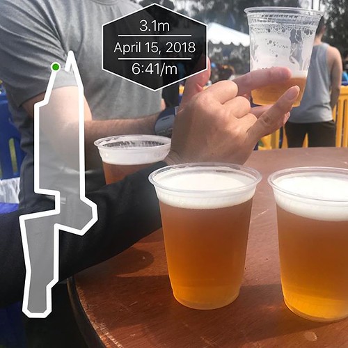 UCSD 5k this morning   Not my fastest, definitely not my slowest. No kick at the end   something to work on. No new injury   something to be happy for. Post race beer garden. 20:52 official for 4th in bracket.