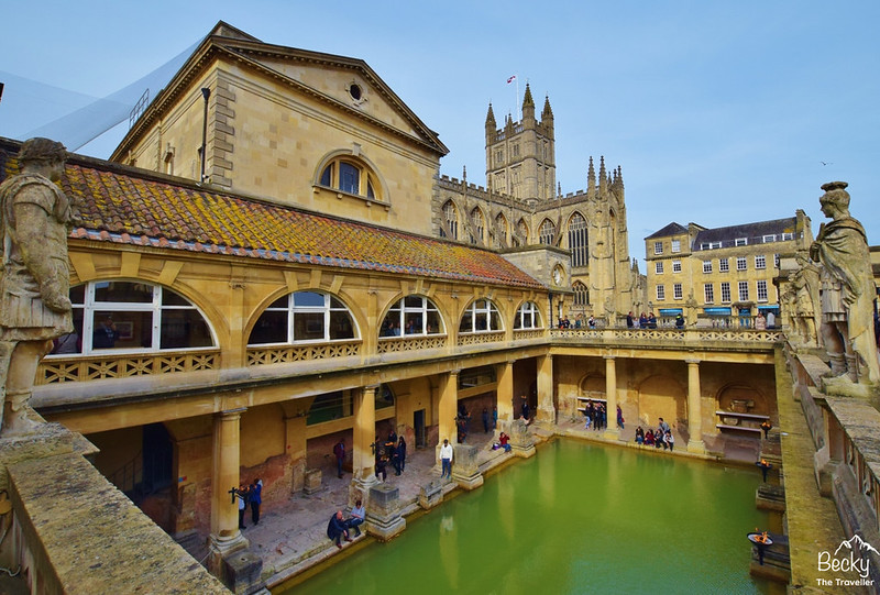 Roman Baths in Bath, UK