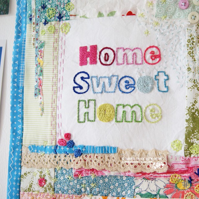 Home Sweet Home Stitch Improv
