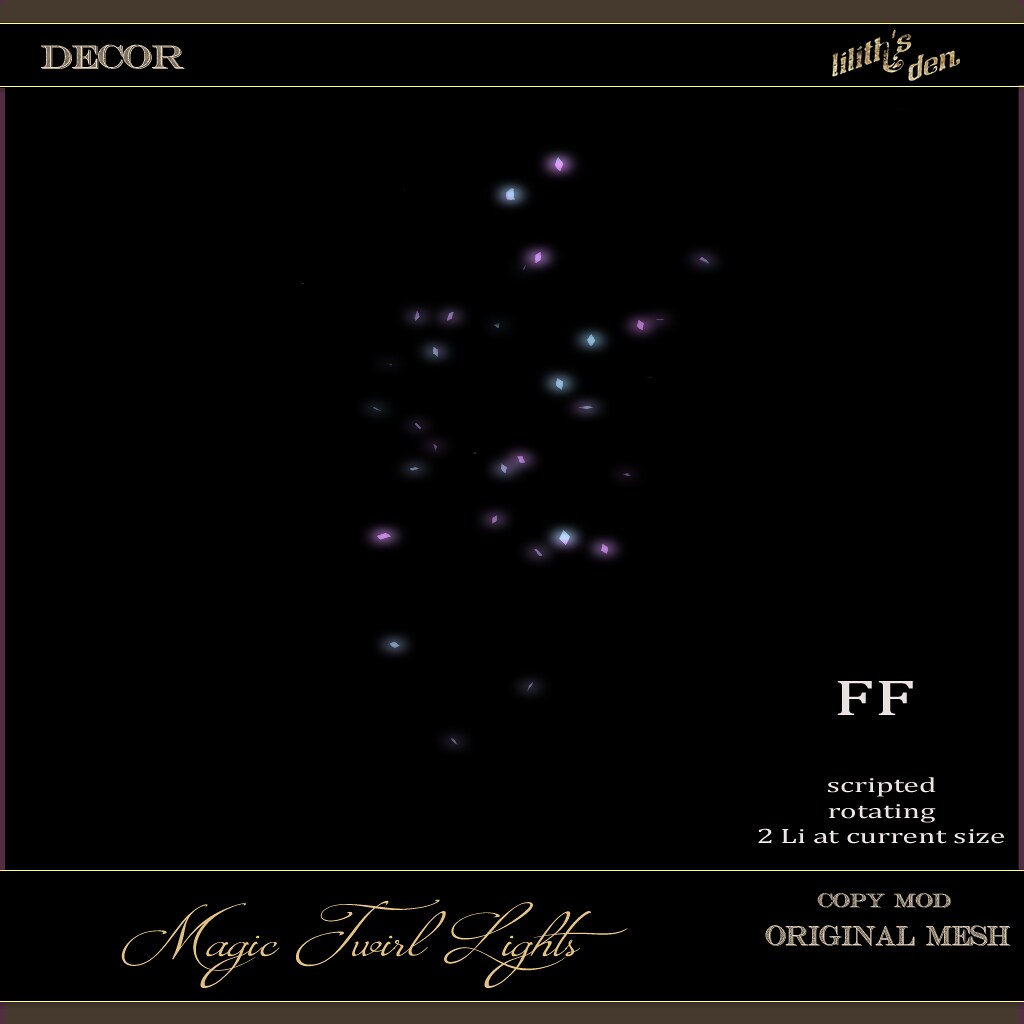 LD Magic Twirl Lights FF