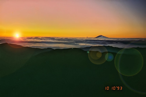sunrise japan mtfuji kitadake 日の出 日本 富士山 北岳