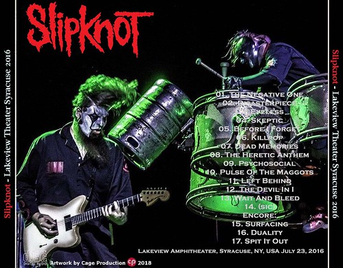 Slipknot-Syracuse 2016 back