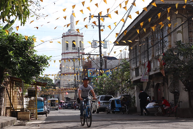 Malolos Cathedral & Dr. Jose Bautista House along Santo Niño Street