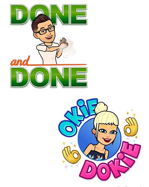 Going into our 10th year of marriage and texting with bitmojis.