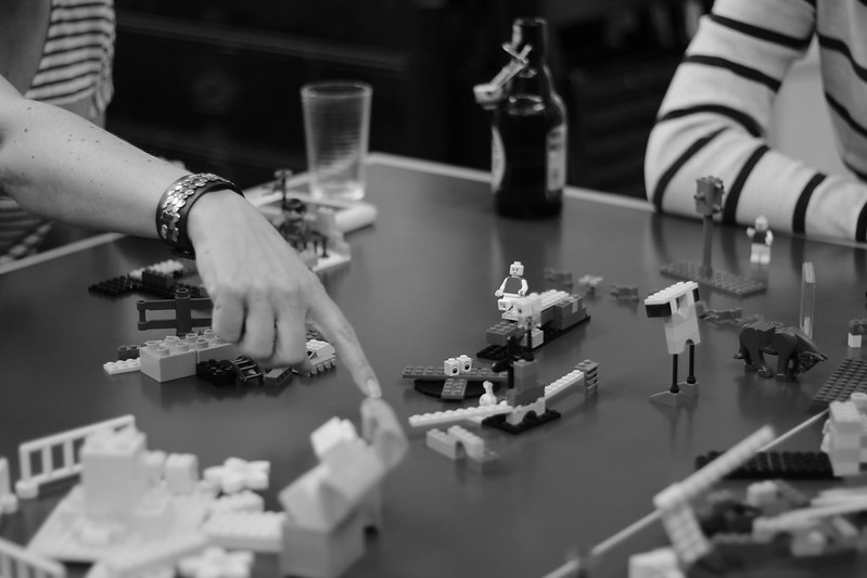 UX workshop with Lego models