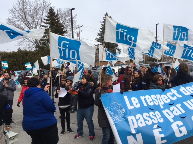 2018-04-19 - Manifestion au CISSS de l'Outaouais