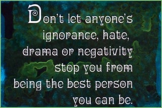 Don't Let Anyone's ....