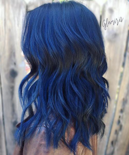  Dark Blue Hairstyles That Will Rise Up Your Look For Spring 2018 4