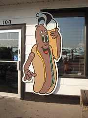 Hey! A Cartoon Hot Dog!