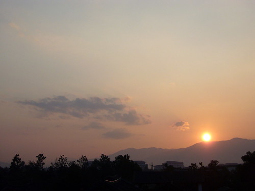 china sunrise vakantie lijiang homestay zonsopgang