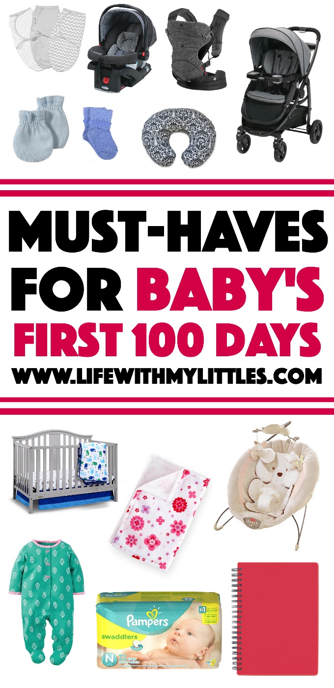 This list of must-haves for baby's first 100 days is super helpful! Everything you need and nothing you don't. If you're wondering what do newborns need, this is the post for you!